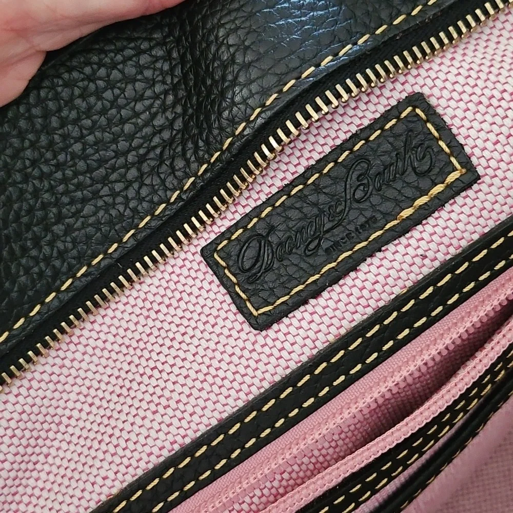 Dooney & Bourke Black Leather Tote - Picture 12 of 14